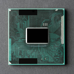 CPU processor motherboard mockup