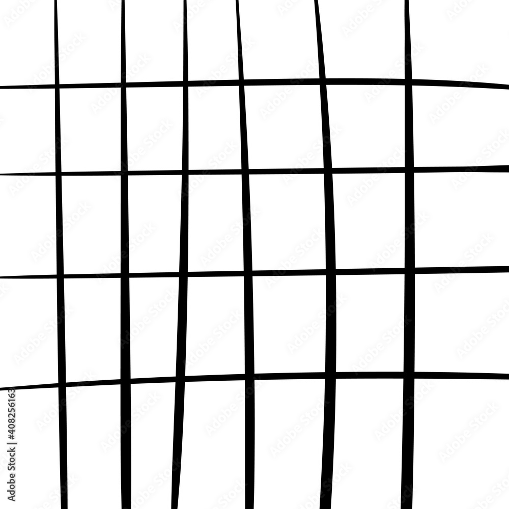 Poster grid. simple lines and white background.