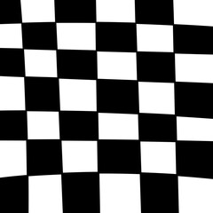 Chess Cells Vector. Black and white squares.