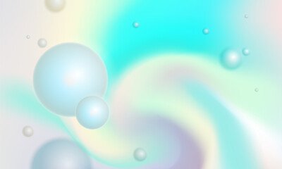 Abstract soft fluid background with full colorful liquid gradient.