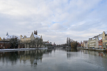 View on the historic city of Landshut