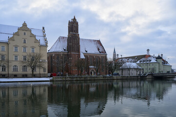 View on the historic city of Landshut