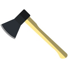 Axe icon, flat vector isolated illustration. Garden tool. Farming equipment.