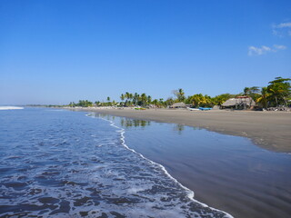 Plage de Jiquilillo au Nicaragua