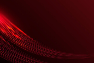 Futuristic red flowing neon wave background