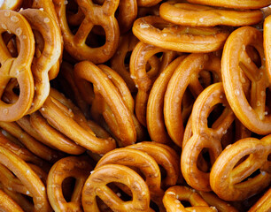 Crunchy cookies. Cookie background.