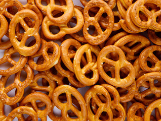 A backdrop of crisp cookies. A crisp cracker.