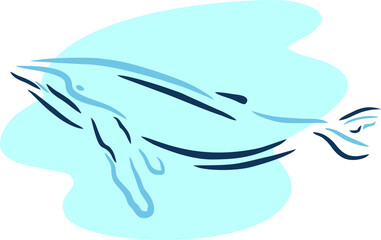 World Oceans Day. The celebration dedicated to help protect, and conserve world oceans, water, ecosystem. Vector images sea waves, fish and plant, whale