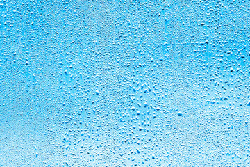 beautiful window glass with drops background