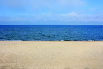 Fototapeta premium Sandy coast of the Baltic Sea