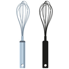 Whisk vector cartoon illustration isolated on a white background.