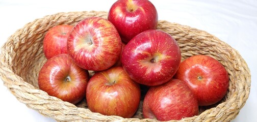 apples in basket