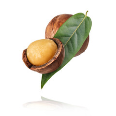 Delicious Chocolate flying in the air. High resolution levitation concept