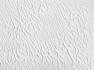 3 d texture of white paint with handmade brush strokes, decor elements for modern design. Abstract background for screensaver template and wedding card in gray gradient.