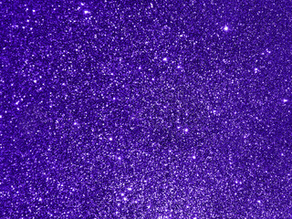 Purple glitter sparkling light background. 