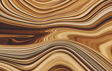 Luxurious liquid wave abstract background or silk grunge folds wavy texture, elegant wood wallpaper design background