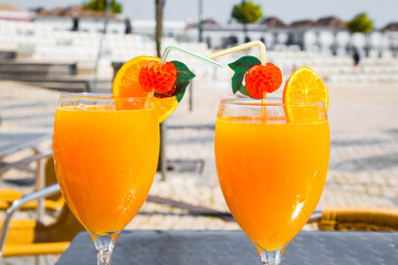 frisch gepresster Orangensaft