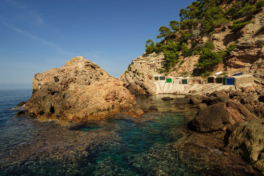 Es Cal&oacute; de S' Estaca.Valldemossa, Parque natural de la Sierra de Tramuntana. Mallorca. Islas Baleares. Spain.