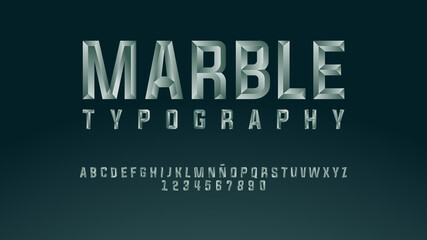 Estructural typography with beautiful effect	