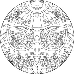 Mandala Clouded View