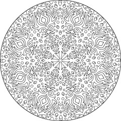 Mandala Fiery Flake