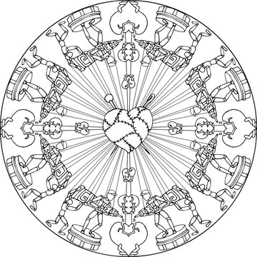 Mandala Mending Hearts