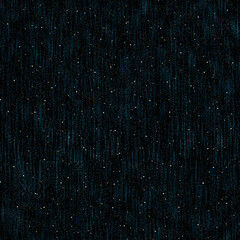 Abstract dots, dust motes and dashes on a dark grunge background. Shiny dark blue background for design
