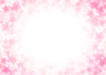 桜の背景イラスト