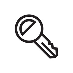 key icon vector design illustation
