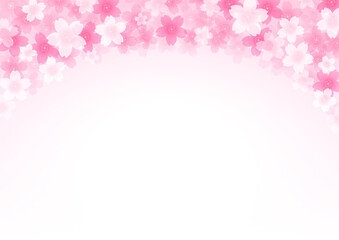 桜の背景イラスト