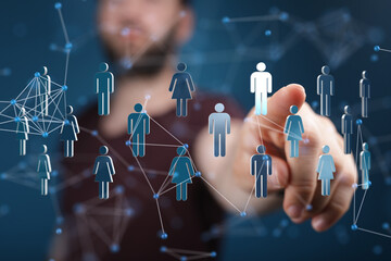 internet net and data digital concept