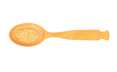 Brown sugar in spoon