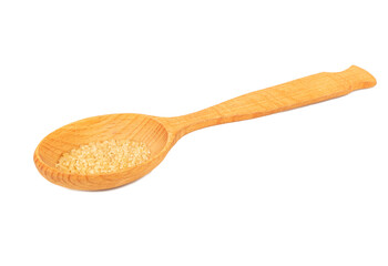 Brown sugar in spoon