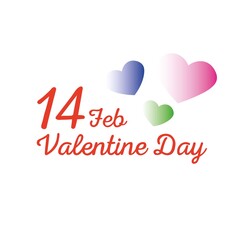 14 feb. Valentine Day. Celebation cards.