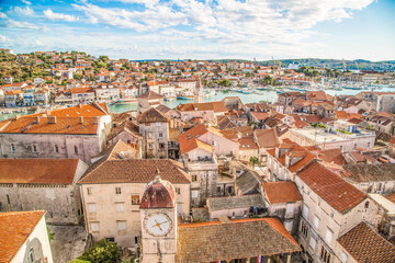 Trogir Kroatien Altstadt Panorama - 408293750