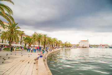 Split Kroatien Hafen Promenade