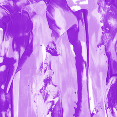 Modern contemporary acrylic background. Violet texture made with a palette knife. Abstract painting on paper. Mess on the canvas.