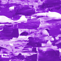 Obraz na płótnie Canvas Modern contemporary acrylic background. Violet texture made with a palette knife. Abstract painting on paper. Mess on the canvas.