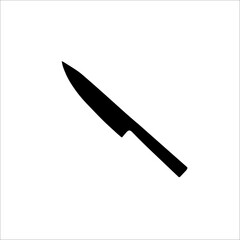 kitchen knife. vector flat icon