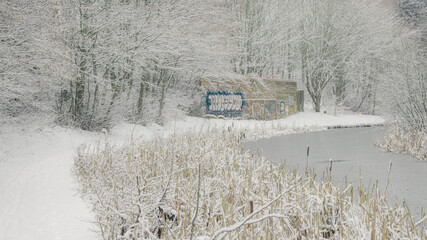 Snow Storm Over The Birmingham