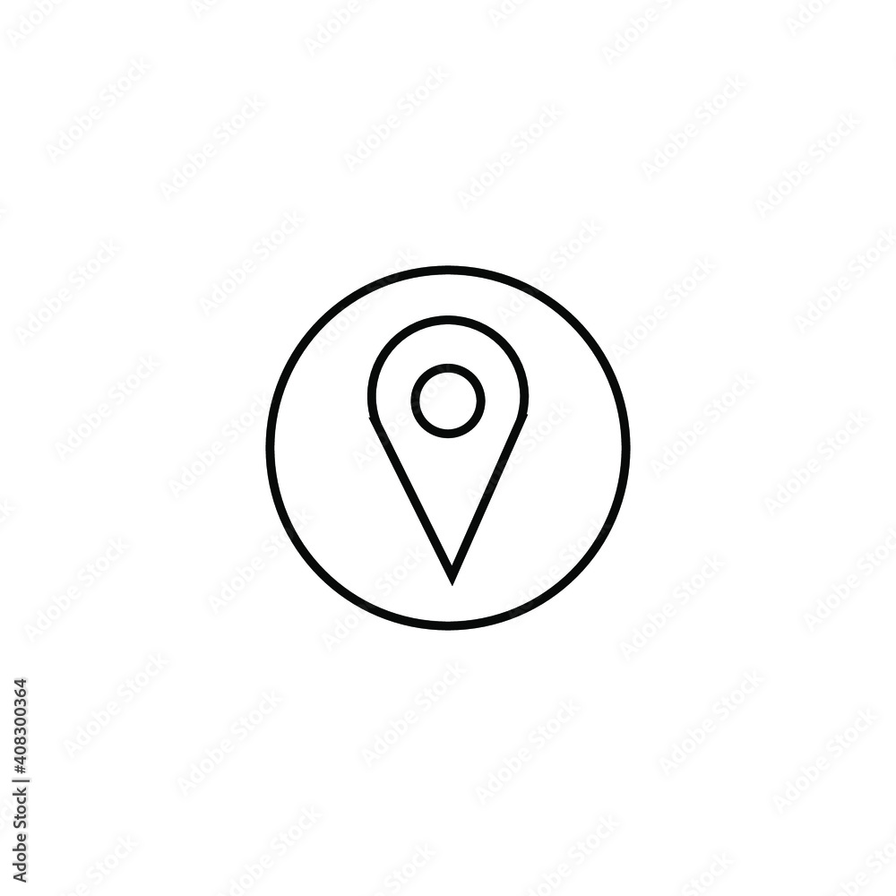 Aufkleber flat, isolated and trendy style maps logos. maps logo background for your website design logo, app, 