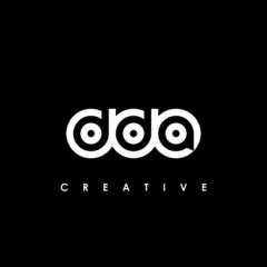 DDA Letter Initial Logo Design Template Vector Illustration