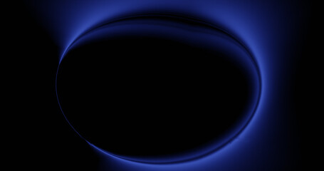 Render with abstract dark blue background with glowing ellipse