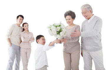 Obraz premium Portrait of Happy family