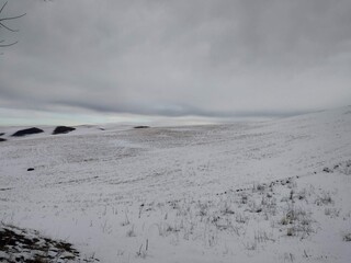 snow covered mountain