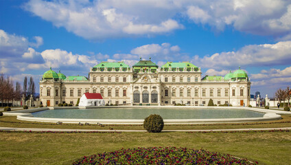 Obraz premium Wien Schloss Belvedere