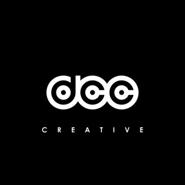 DCC Letter Initial Logo Design Template Vector Illustration