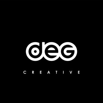 DEG Letter Initial Logo Design Template Vector Illustration