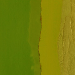 Colorful torn paper collage close-up. Texture made from various paper and cardboard parts. Damaged old paper background. Vintage blank wallpaper. Material design backdrop.