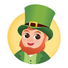 St. Patricks day irish leprechaun dwarf character 